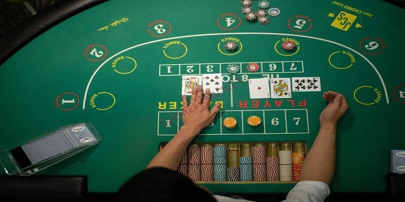 Một trong những kinh nghiệm chơi bài Baccarat là Nói không với cửa Hòa (Tie)